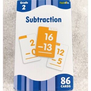 Grade 2 Subraction 86 Flash Cards by Flash Kids